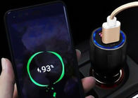 شارژر اتومبیل دایره ای چراغ تلفن همراه 18W QC 3.0