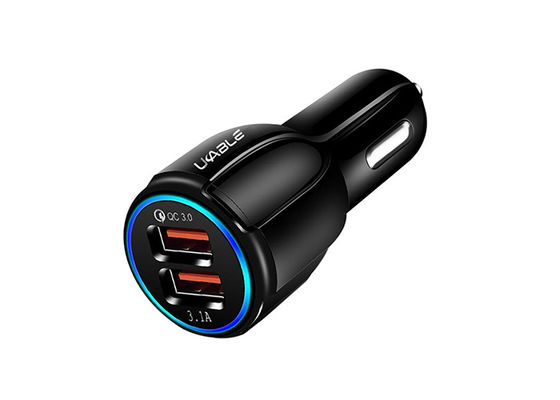 آداپتور شارژر اتومبیل 10W Dule USB Port 5V 2A برای آیفون